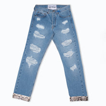 Carregar imagem no visualizador da galeria, DISTRESSED JEANS // ABOUT NOTHING X DREAMS CUSTOM
